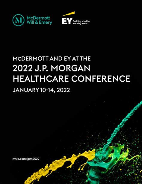 Mcdermott And Ey At The 2022 Jp Morgan Healthcare Conference Mcdermott