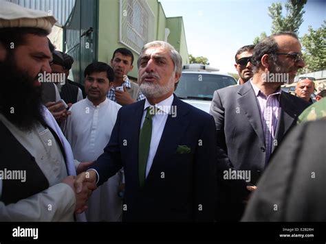 Kabul Afghanistan 18th June 2014 Afghan Presidential Candidate