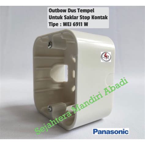 Jual Outbow Dus Outbow Panasonic Putih White Wej W Tempel Saklar