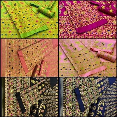 Lepton International Assamese Traditional Wear Mekhela Chador With