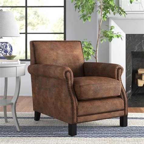 Three Posts™ Asbury Upholstered Club Chair And Reviews Wayfair