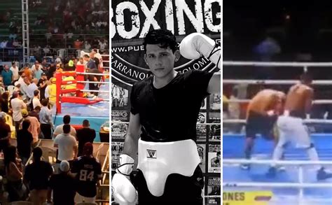 Muere el joven boxeador Luis Cabeza Quiñones tras nocaut en pelea