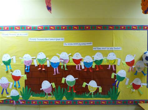 Marchbulletinboarddisplays Humpty Dumpty Bulletin Board Rhyming