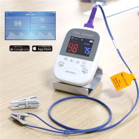 WENSUIJIA Veterinary Pulse Oximeter WSJ1000A -Vet Blood Oxygen and Pulse Rate - Pets-Daddy