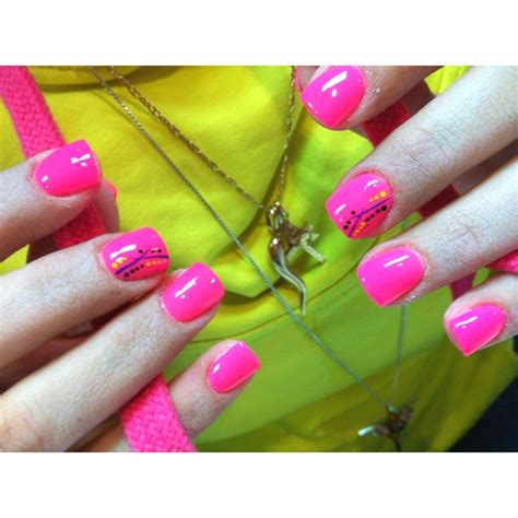 Hot Pink Nail Art Hot Pink Nails Pink Nail Art Nails