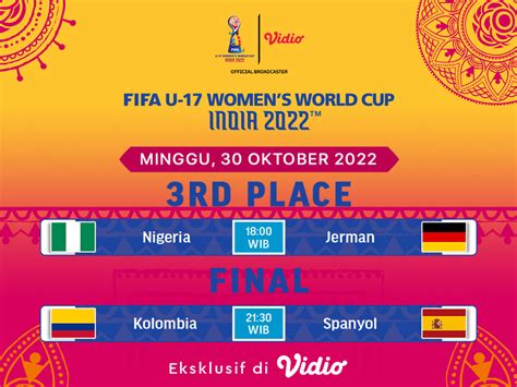 Jadwal Piala Dunia Wanita U-17 2022 | Vidio