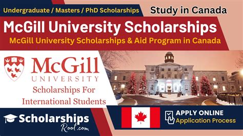 McGill University Scholarships & Aid Program 2024 in Canada ...