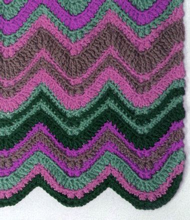 Chevron Crochet Pattern Diagram - Knitting Bee