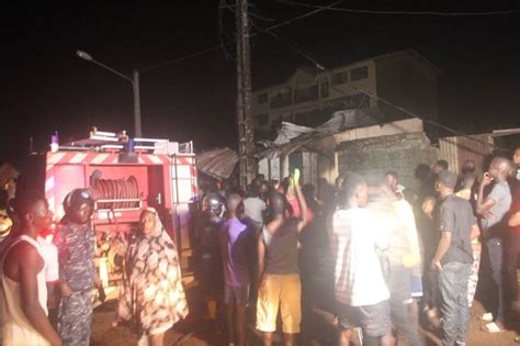 Conakry Un incendie se déclare à partir dun transfo un citoyen