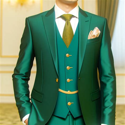 green wedding suit ideas