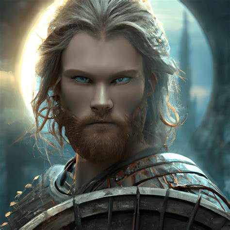 Cinematic Concept Art Cg Render Digital Painting Viking Warrior