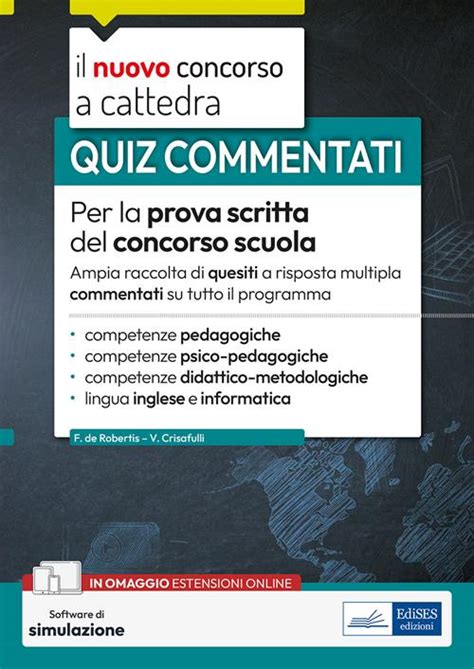 Quiz Commentati Per La Prova Scritta Del Concorso Scuola Ampia