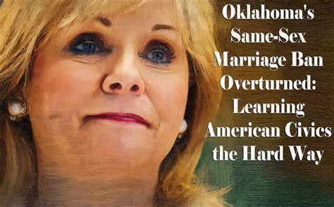 Oklahomas Same Sex Marriage Ban Overturned Learning American Civics