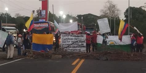 Agremiaciones campesinas del Atlántico bloquean las vías la Cordialidad