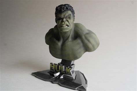 Hulk Bust - 3D Model by 3dprintmodel91