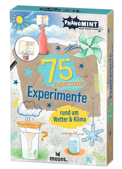 Ph Nomint Experimente F R Kleine Wissenschaftler Moses Verlag