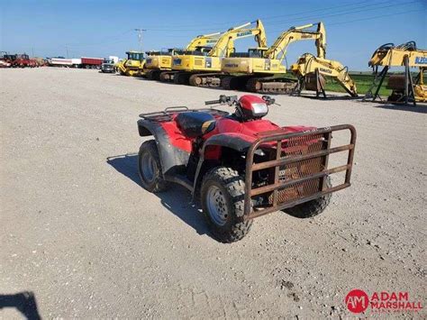 Honda Atv Gasoline Updated Adam Marshall Land Auction Llc