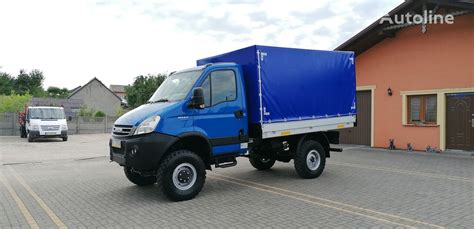 IVECO DAILY 55S18 4x4 Tilt Truck For Sale Poland Daleszyce RN36531