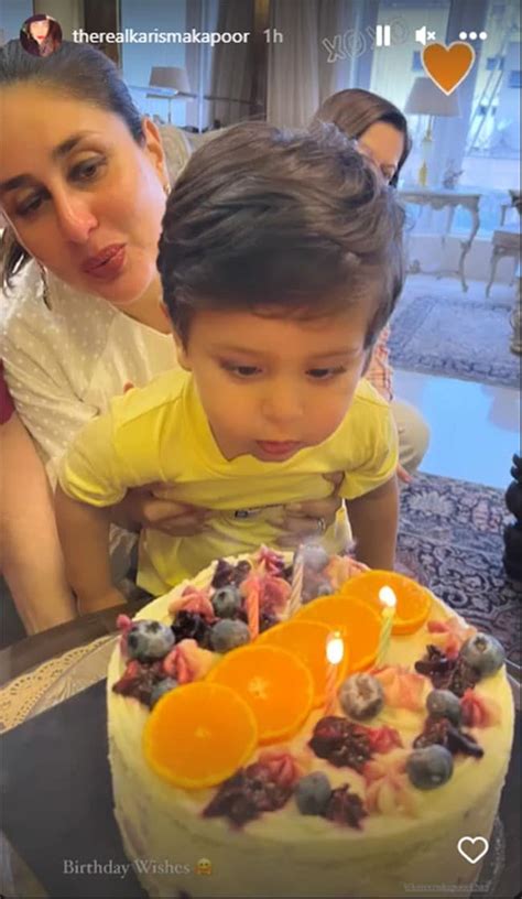 Inside Kareena Kapoor Khans Birthday Party Bebo Cuts Gorgeous Fruit