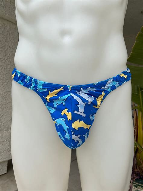 Mens Thong Swimsuit G String Dance Support Swimwear Etsy