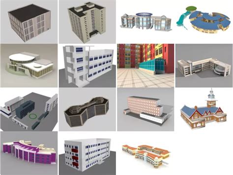 Top 15 Educational Building 3d Models For Rendering Newest 2022