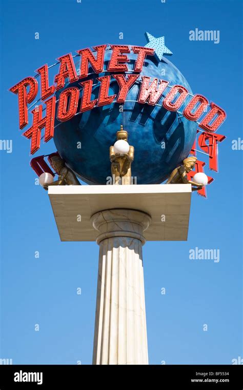 Planet Hollywood Globe, Las Vegas Stock Photo - Alamy