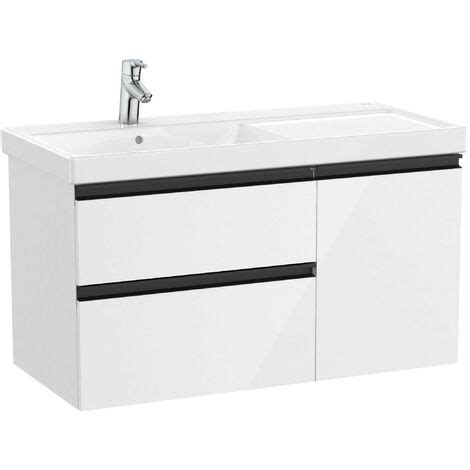 Pack Unik Mueble Base De 2 Cajones Y Puerta Lavabo Izquierda DOMI