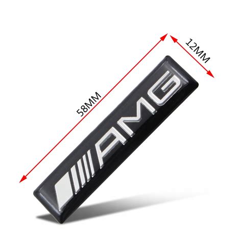 EMBLEMAT Znaczek LOGO AMG Mercedes Naklejka 3D 11982953074