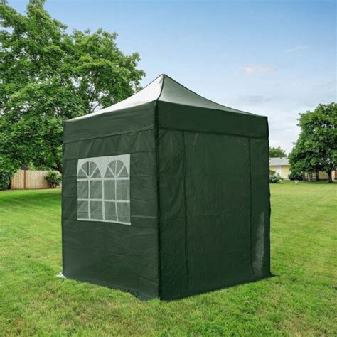 Essential 2x2 Pop Up Gazebo with Sides | Garden & Camping