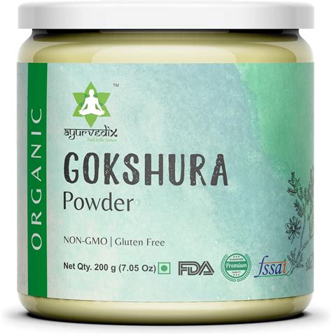 Ayurvedix Organic Gokhru Gokhsura Powder Tribulus Terrestris Powder