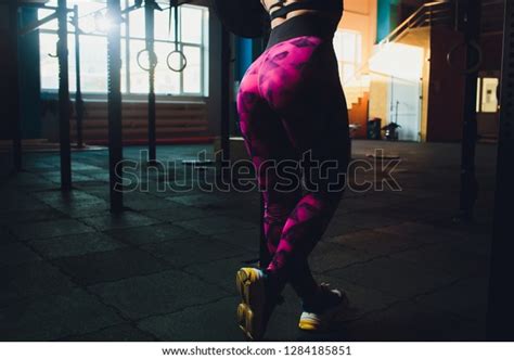 Sexy Beautiful Ass Thong Fitness Girl Stock Photo 1284185851 Shutterstock