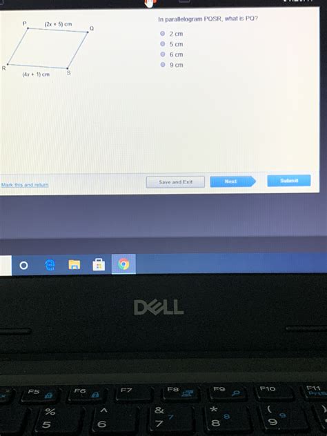 Answered In Parallelogram Pqsr What Is Pq X Cm O Cm Cm