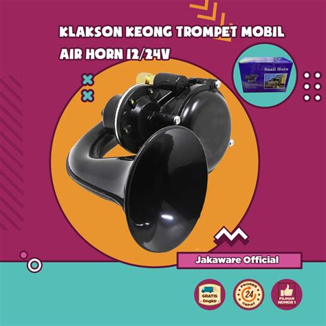 Jual Klakson Keong Trompet Mobil Truk Air Horn V Db Terompet