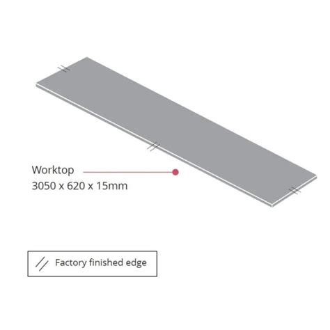 Buy Metis Light Grey Worktop X X Mm Online Wood Flooring Kent