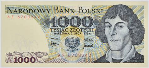 Banknot Z Otych Seria Ae Unc Oficjalne