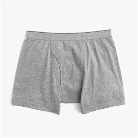 Jcrew Knit Boxer Briefs In Gray For Men Lyst