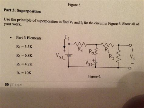 Solved Use The Principle Of Superposition To Find V1 And I2 Chegg