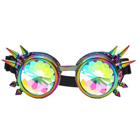 2018 Fashion Kaleidoscope Colorful Glasses Rave Festival Party Edm