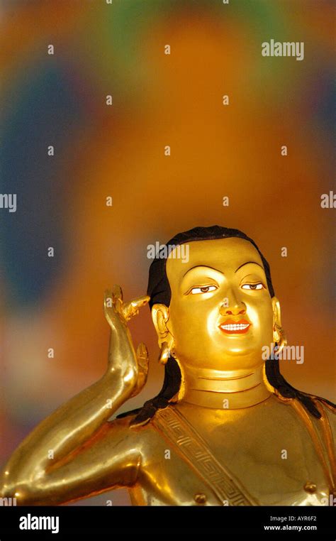 Statue of Milarepa Stock Photo - Alamy