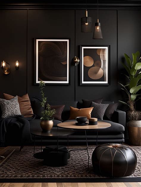 Dark Living Room Decor Ideas