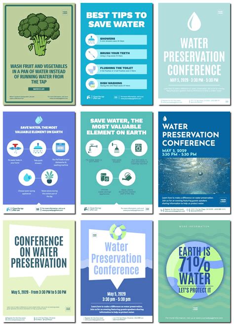 Customize Water Conservation Posters