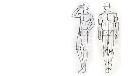 Male Fashion Figure Sketches