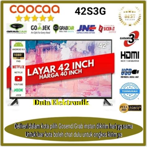 Jual Led Tv Coocaa Inch S G Android Smart Netflix Google Bluettoth