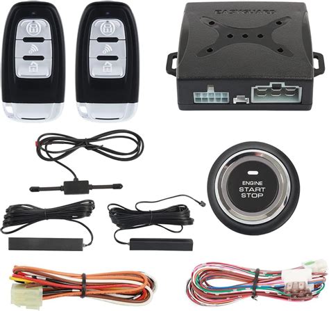 Amazon BANVIE Car Alarm System With Remote Start Kit Push To