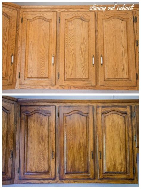 How To Leave Staining Oak Cabinets Without Being Noticed Stained