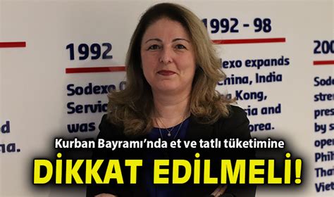 Kurban Bayramı nda et ve tatlı tüketimine dikkat edilmeli Sağlık