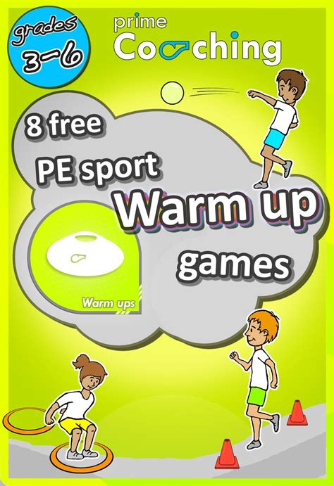 8 Free Pe Sport Lesson Warm Up Games Grades 3 6 Warm Up Games Pe Lessons Physical