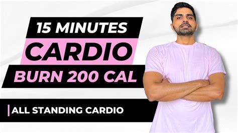 Minute Beginner All Standing Cardio Hiit Home Workout Weightblink