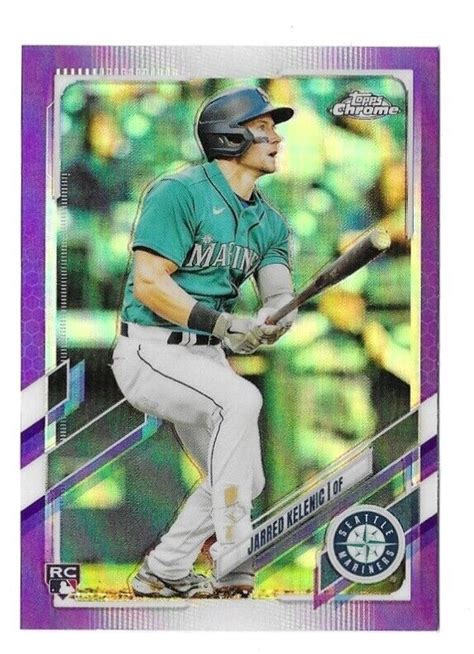 Topps Chrome Update Jarred Kelenic Purple Refractor Rc