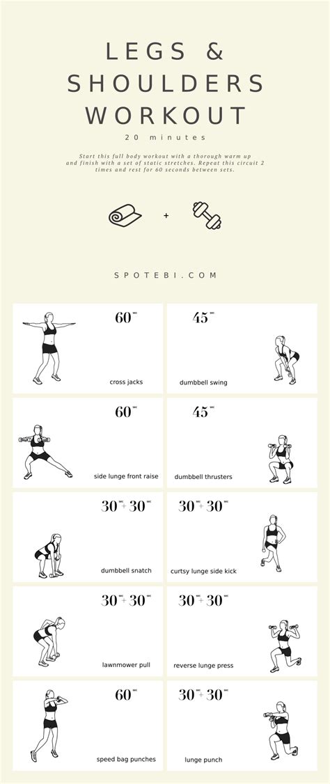 Minute Legs Shoulders Workout